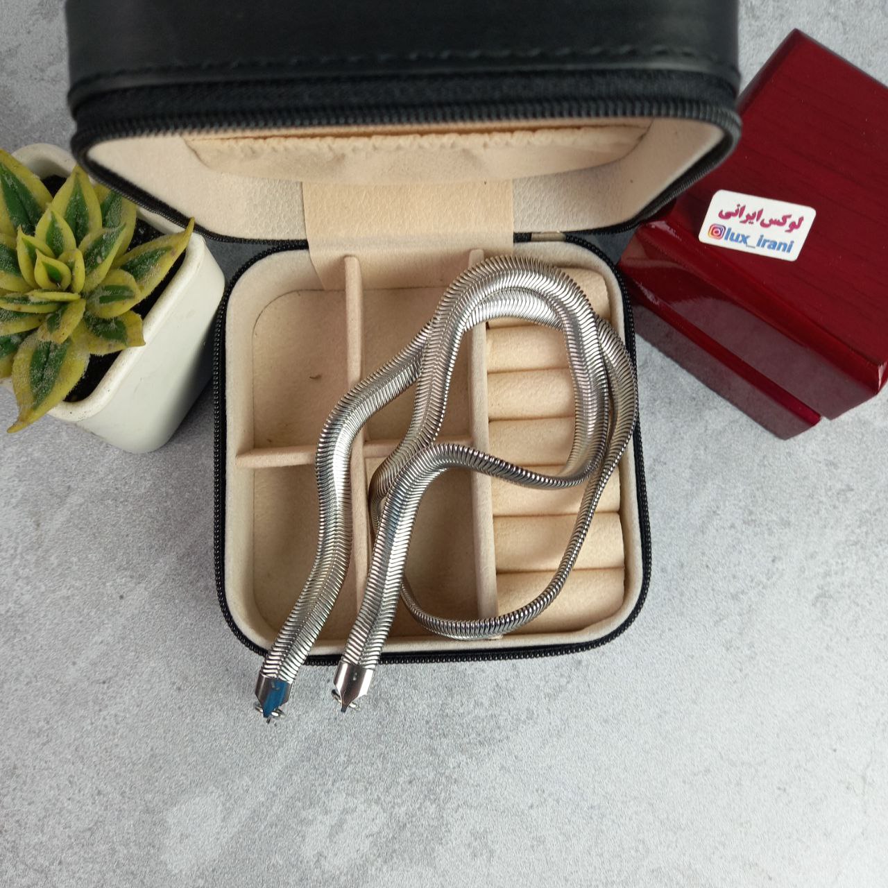 گردنبند ماری ضخیم (حجمی)