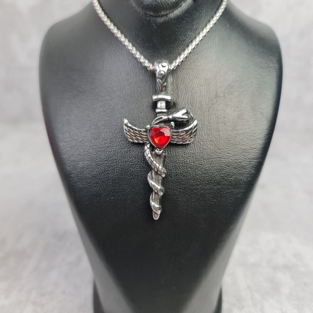 گردنبند صلیب کروم هارت