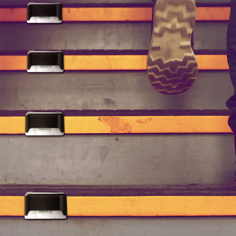 چراغ پله خورشیدی بسته 4 عددی چراغ پله خورشیدی بسته 4 عددی - Image 5