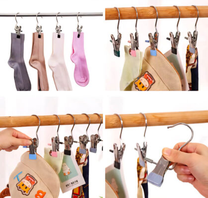 گیره آویز فلزی همه کاره Z75 versatile metal hanging clip3 گیره آویز فلزی همه کاره