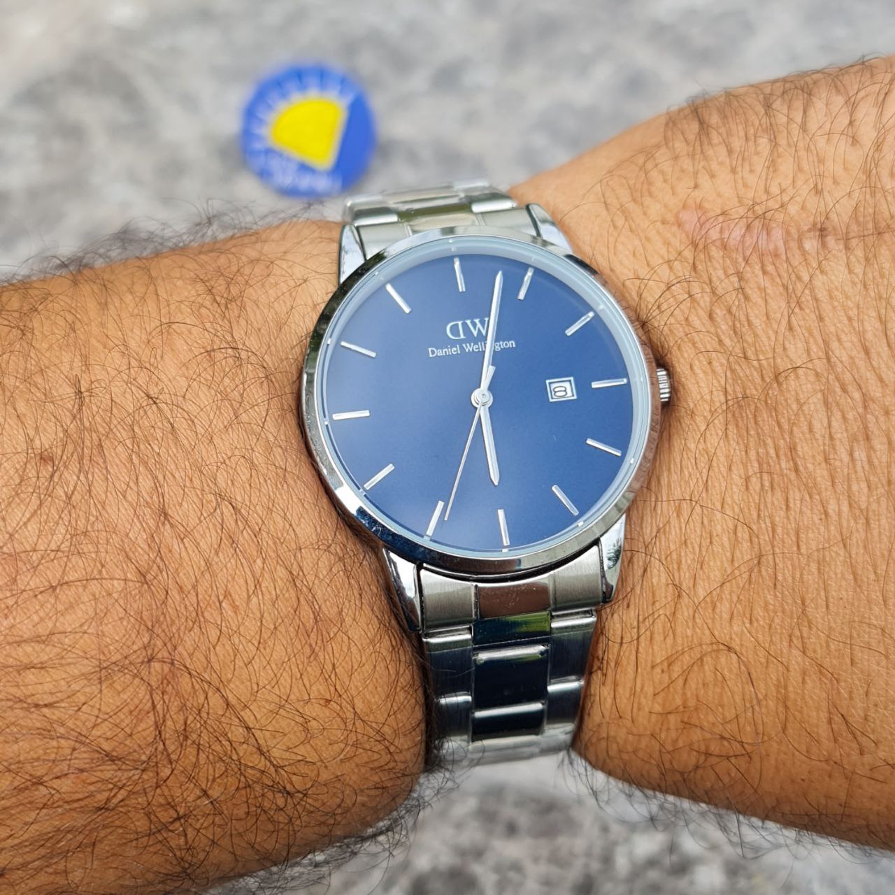 ساعت مردانه DW کد 5912 نقره ای صفحه سورمه ای