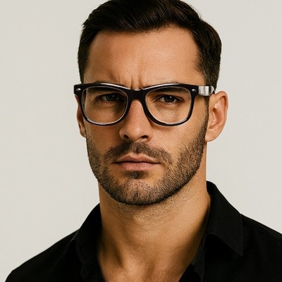 عینک طبی با فریم خاص بهترین اکسسوری مردانه