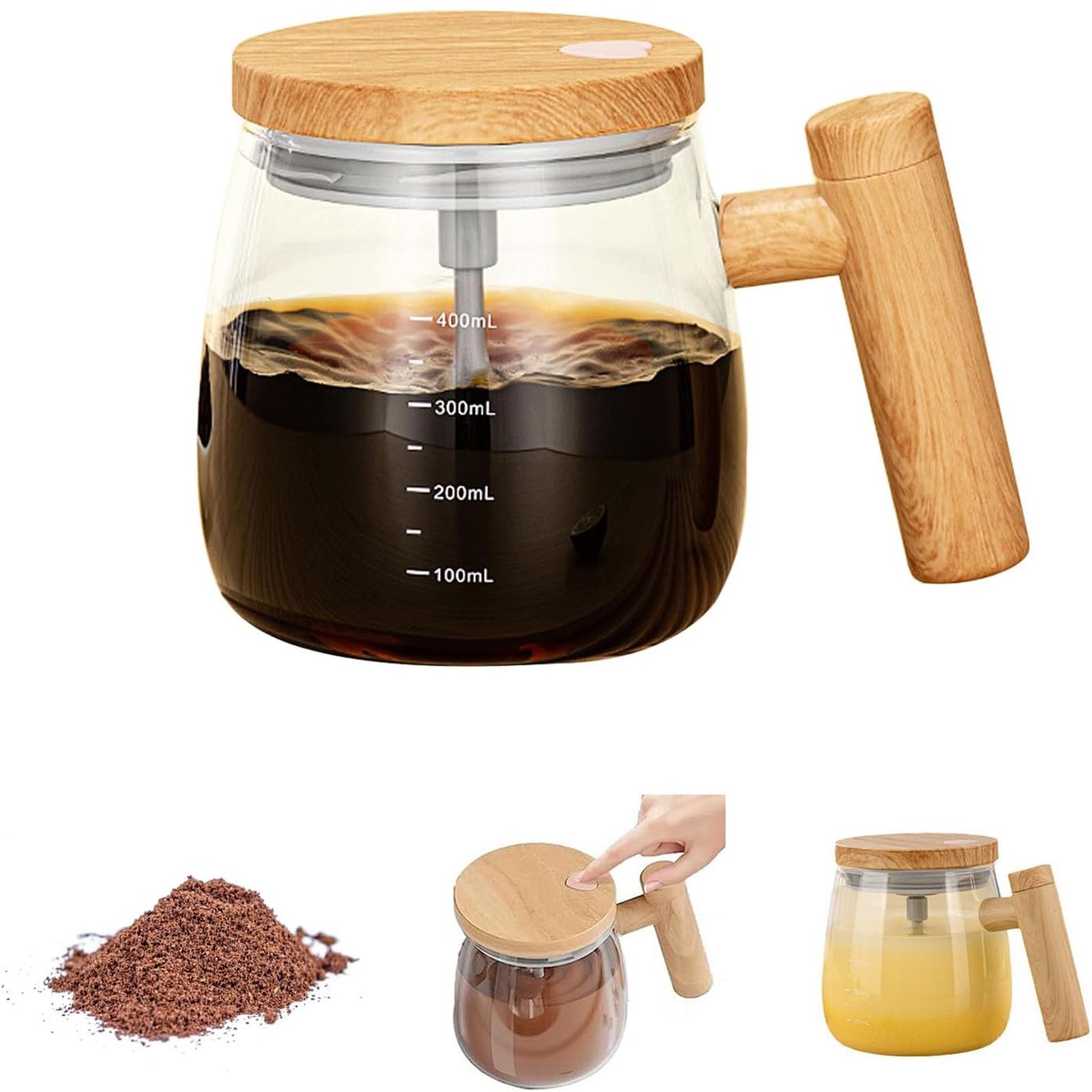 ماگ همزن دار پیرکس