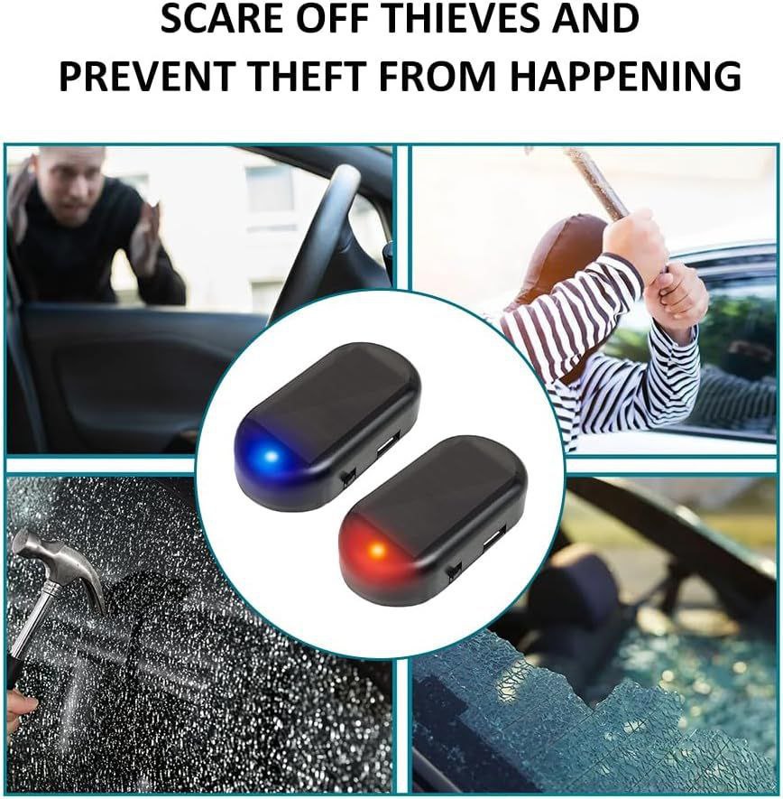 چراغ هشدار دهنده دزدگیر خودرو (شارژی و خورشیدی)