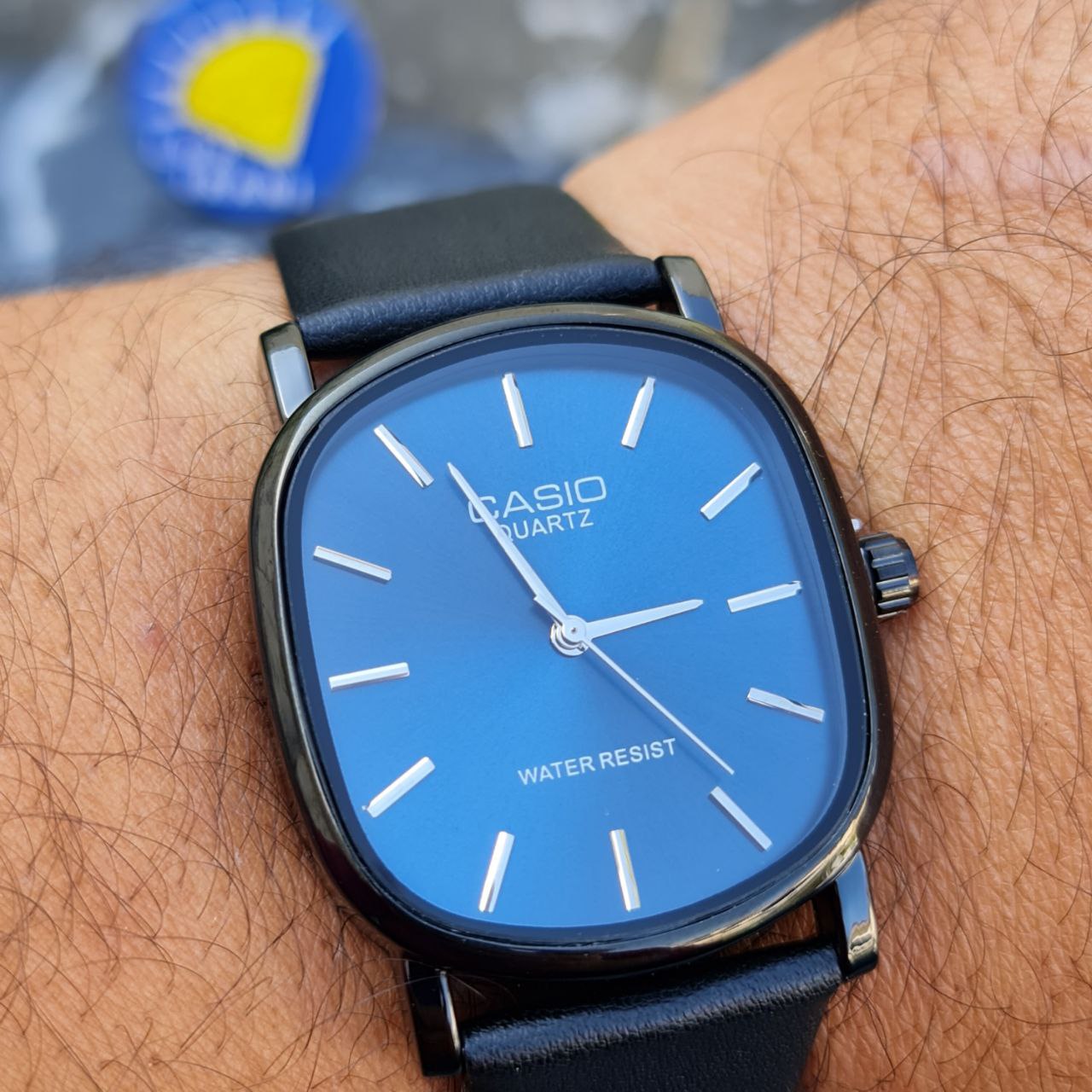 ساعت مردانه کاسیو اولدمانی چرم