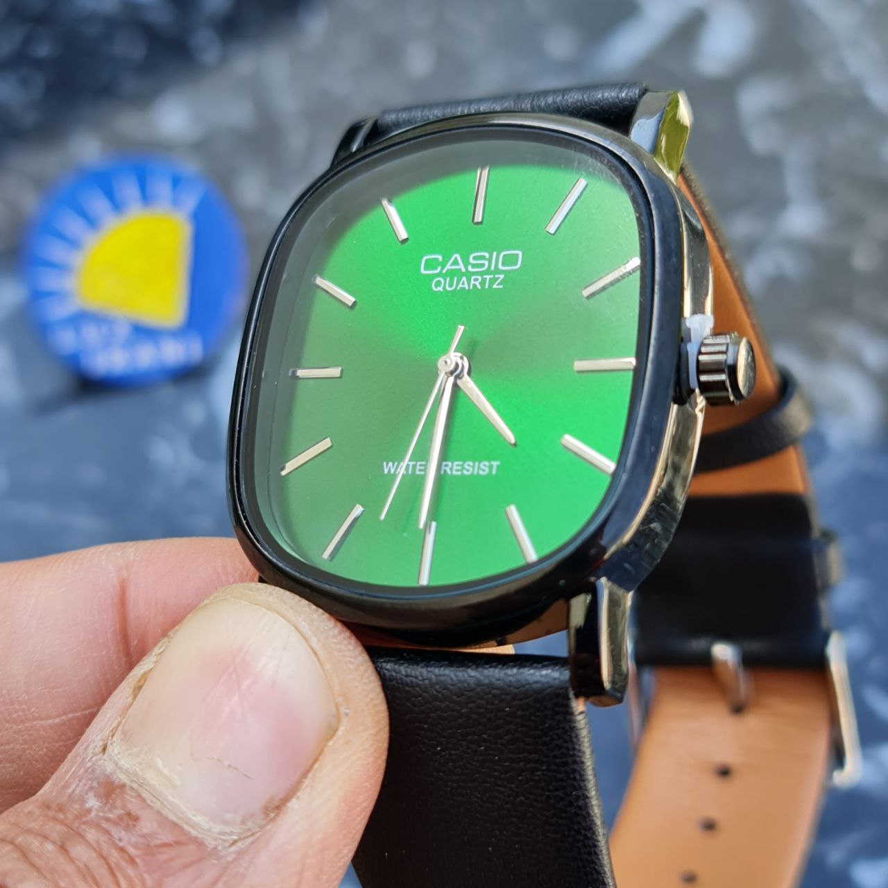 ساعت مردانه کاسیو اولدمانی چرم