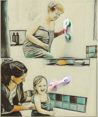 P357 bathroom and service auxiliary lock handle3 دستگیره قفلی کمکی حمام و سرویس