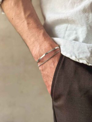 دستبند مردانه زنجیری