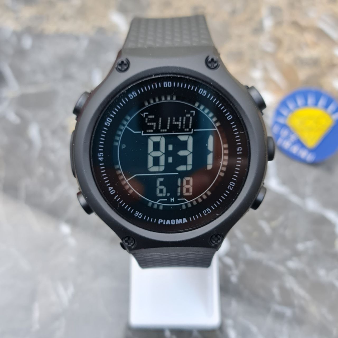 ساعت دیجیتالی پیوما کد 4303 بند پیو قاب مشکی