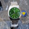 ساعت مردانه رویدا تمام استیل کد 5410 نقره ای صفحه سبز