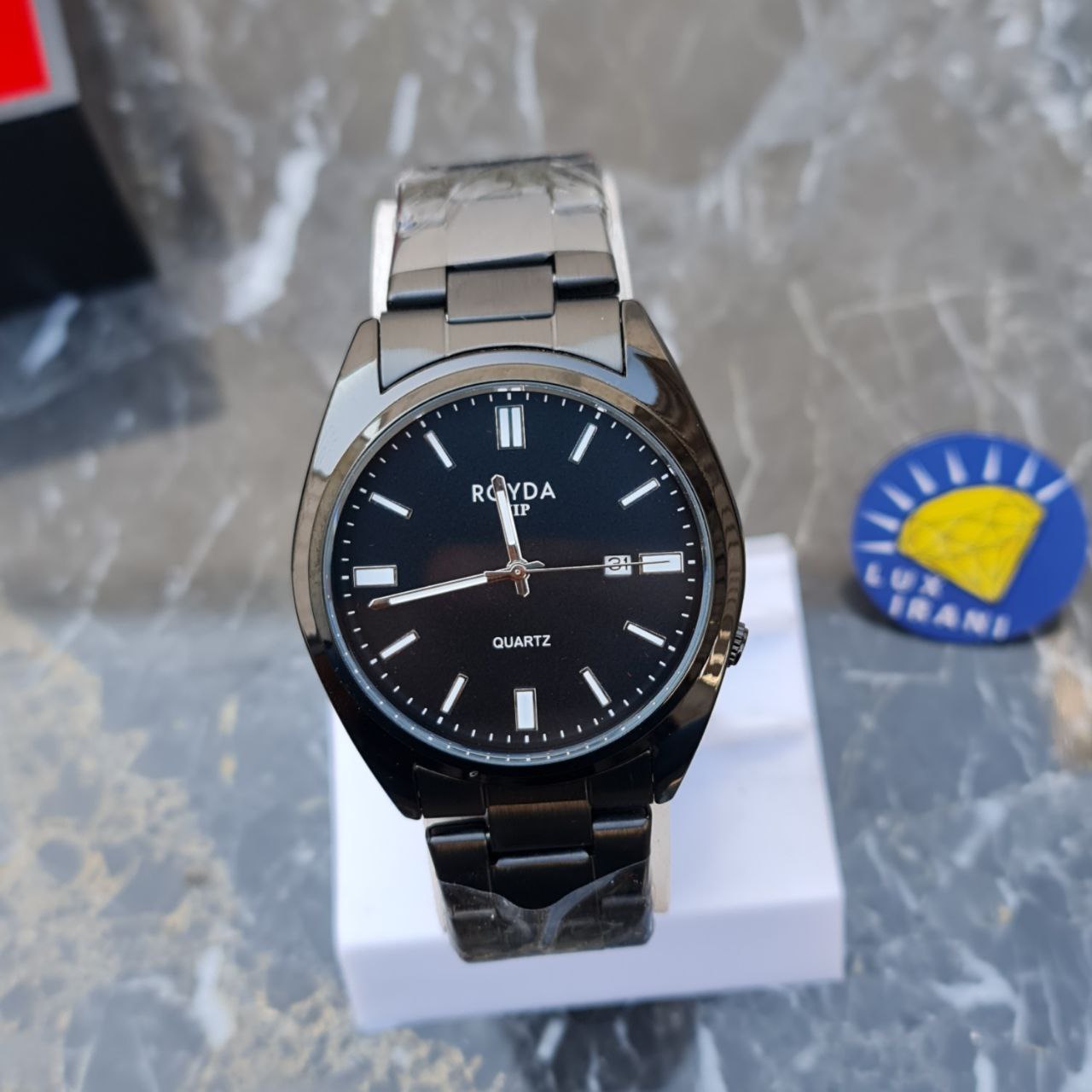 ساعت مردانه رویدا تمام استیل کد 5411 مشکی صفحه مشکی ساعت مردانه رویدا تمام استیل کد 5411 مشکی صفحه مشکی