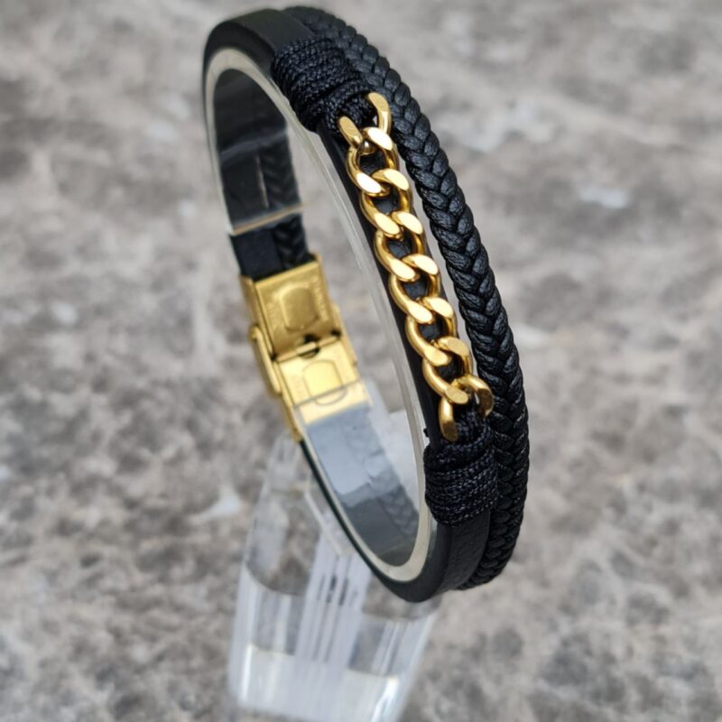 دستبند چرمی دو لاین کارتیر