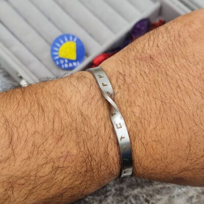 دستبند خلخال پیچی بی نهایت طرح دار